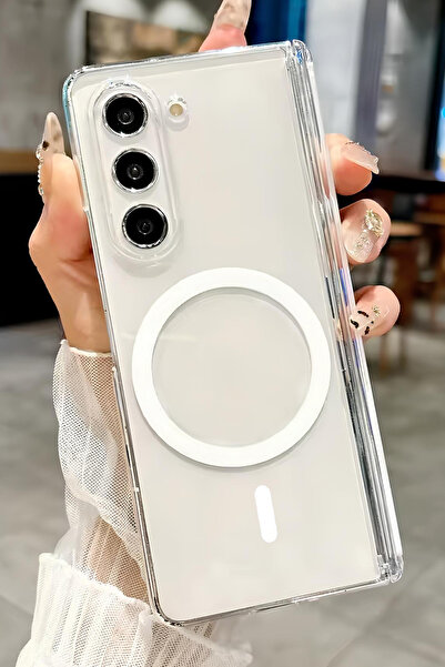 Nezih Case Samsung Galaxy Z Fold 6 Kılıf Kamera Korumalı M-safe Sert Kapak