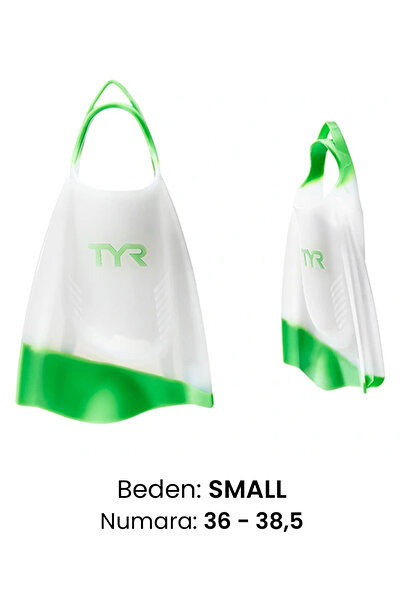 sporsuit TYR Silikon Dalış Paleti Yüzücü Havuz ve Deniz Ayak Paleti Small Are...