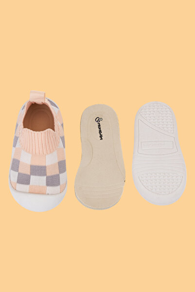 Mumenim Guula Baby Girl & Child Pink-White Comfortable Anti-Slip Orthopedic Sole First Step Shoes & Sneaker