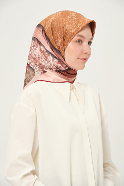 Madame Polo Printed Rayon Scarf Multicolor Wrinkle-Free Patterned