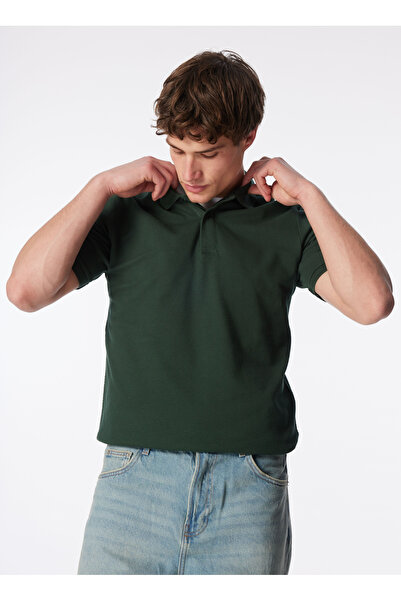 Lee Cooper Zümrüt Yeşili Erkek Polo T-Shirt 232 LCM 242063 ARCH ZÜMRÜT