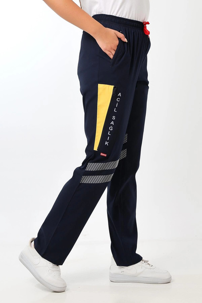 Bilenn Tekstil 112 Unisex Likralı Yazlık Pantolon - Lacivert