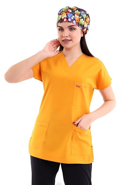 Bilenn Tekstil Bflex للجنسين - كم الخفاش، قمة واحدة من الليكرا، الخردل 6431