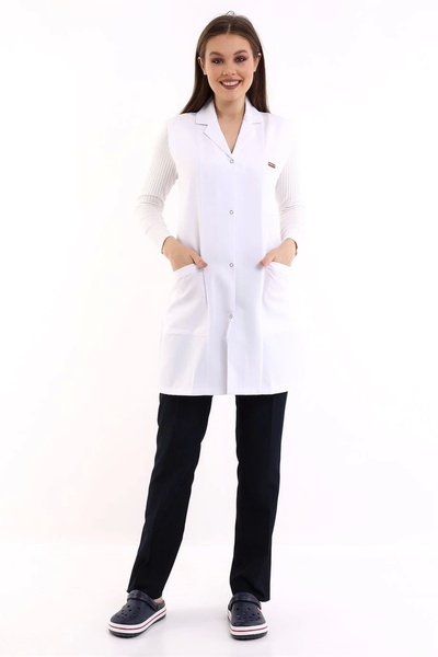 Bilenn Tekstil Șorț alb fără mâneci pentru femei