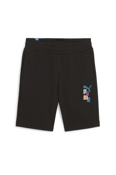 Puma Lastikli Bel Normal Siyah Erkek Çocuk Şort 67927201-READY SET BETTER Sho...