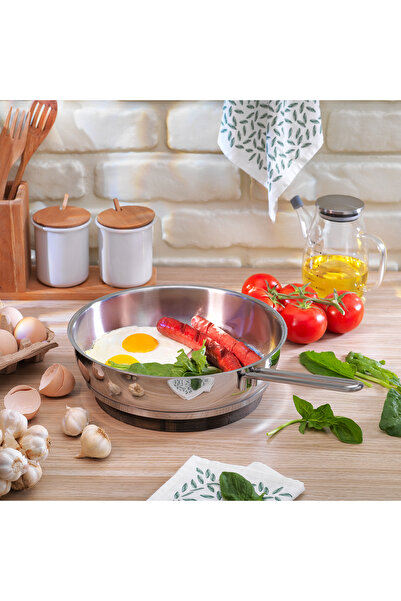 Schafer Held Steel Pan 26 Cm-1 Piece-Inox