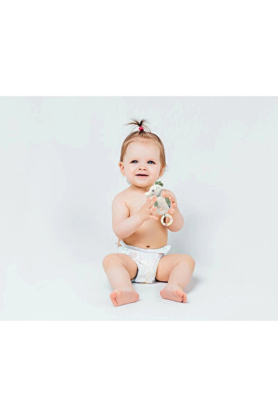 Babyjem Çıngıraklı Deniz Atı 818 Mint Yeşili 15x8 cm