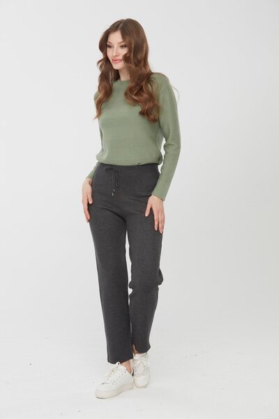 Desen Triko Women's Pants K.Füme