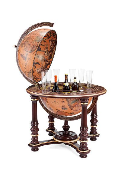 imsaconcept Elite Extra Large Globe Bar Afrodite Küre Dünya Bar  Hediyelik