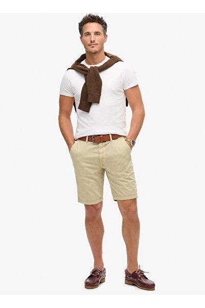 SUPERDRY Normal Krem Erkek Şort M7110397A7MO_VINTAGE INTERNATIONAL