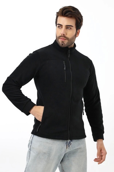 Bilenn Tekstil Ανδρικό παλτό Polar - Μαύρο