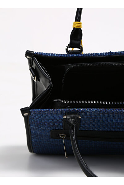 David Jones Mavi 23x30x13 cm Hasır Kadın Omuz Çantası CM6674