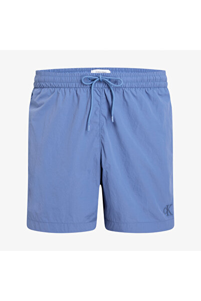 Calvin Klein Quick Drying Erkek Mavi Mayo