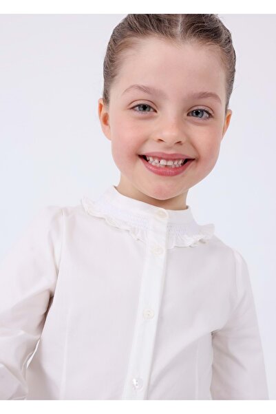 MAYORAL قميص أبيض للأطفال أبيض