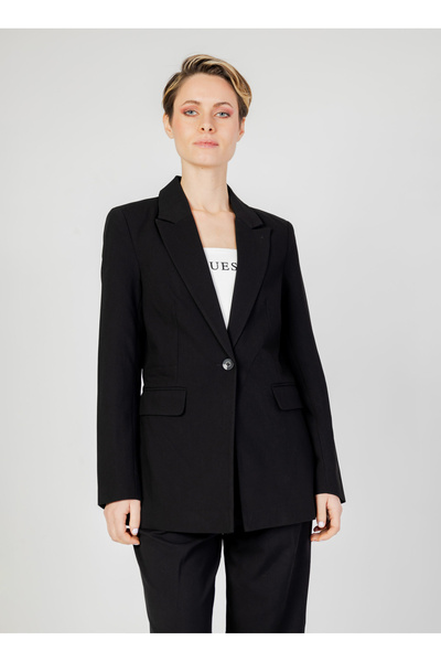 ONLY Μαύρο γυναικείο μπλέιζερ ONLRAVEN LIFE L/S FITTED BLAZER CC