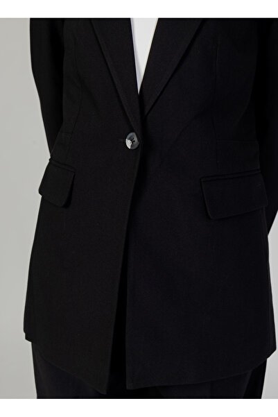 ONLY Μαύρο γυναικείο μπλέιζερ ONLRAVEN LIFE L/S FITTED BLAZER CC