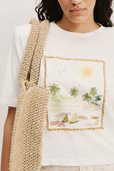 Pilea Vela Printed Padded Tshirt