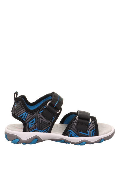 Superfit Siyah - Mavi Erkek Çocuk Sandalet 1-009470-0020-3