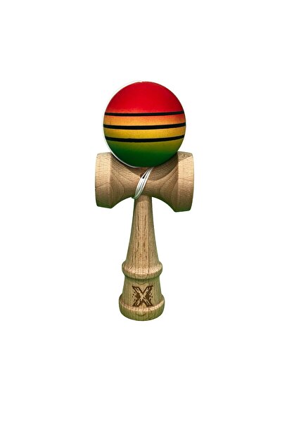 Kendama USA Kendama X Original, Profesional, Rabatabil, Lemn, Mâner de Cauciu...