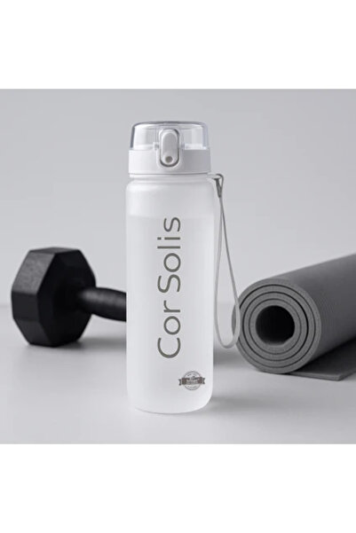 Cor Solis Tritan Suluk 1000 ml | Akıtmaz, Koku Yapmaz, Sağlıklı, Sporcu Matar...