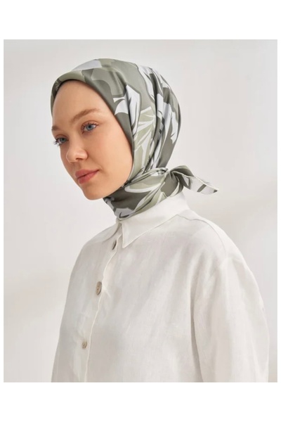 ARMANDA saf Twil İpek eşarp