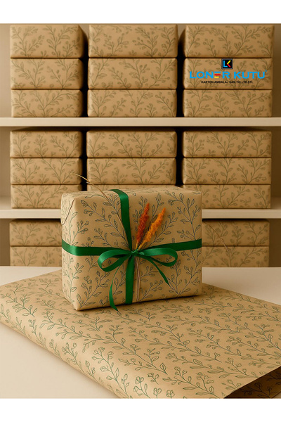 Feza Kutu Package Paper Kraft Paper Wrapping Paper Gift Paper New Year's Dowry Packaging Paper 70x100 (10 PCS)