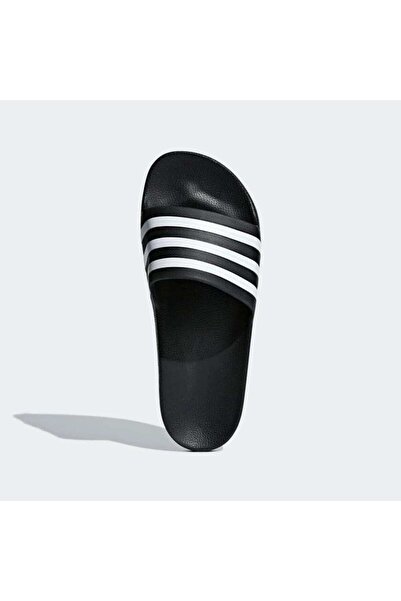 adidas F35543 شبشب Adilette Aqua للجنسين باللون الأسود والأبيض