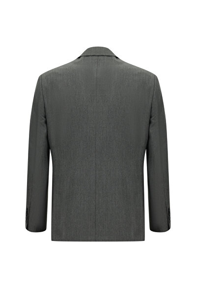 Abdullah Kiğılı Relaxed Fit Rahat Kesim Yünlü Klasik Desenli Takım Elbise