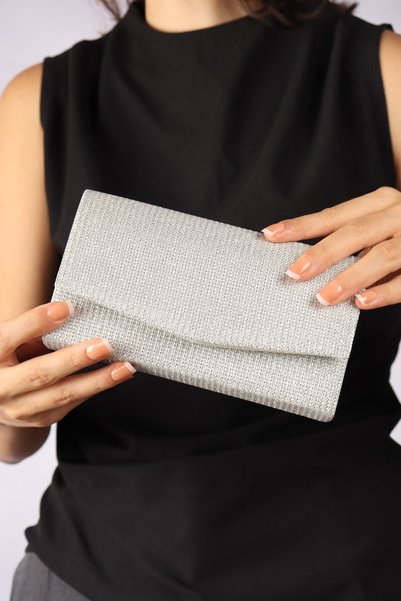 weem bag Elysara EB0201 | ÇİZGİLİ ÇUPRA ŞIK MİNİK ZARF ABİYE ÇANTA