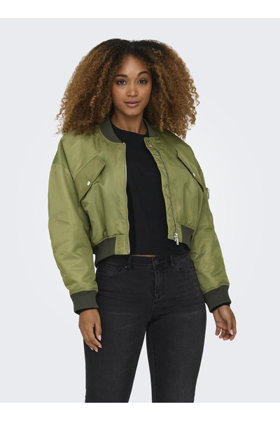 ONLY Yeşil Kadın Mont ONLSVEA B SHORT BOMBER JACKET CC OT