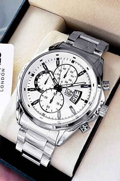 Tom Jones London Original Men's Wristwatch 3 Atm Water Resistant Silver Color...