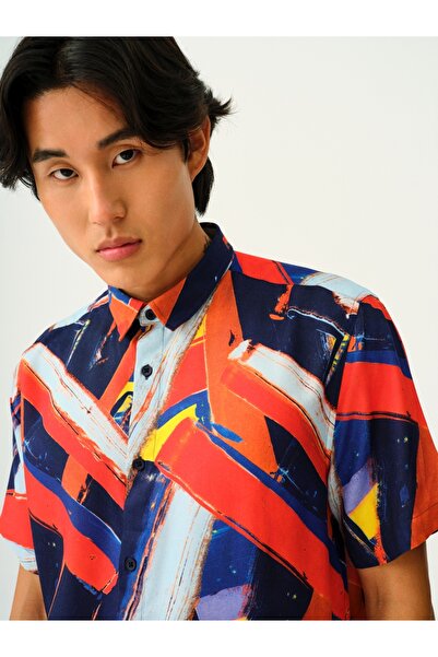 Loft Comfortable Cut Men's Shirt - Sleeves