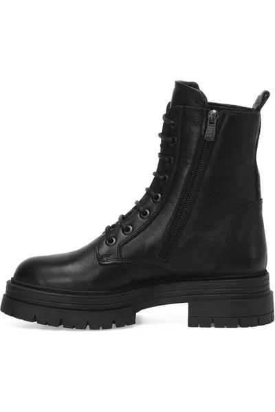 Castle Black YLDZ-26254-1 Γυναικείες Μπότες από Γνήσιο Δερμάτινο Μαύρο