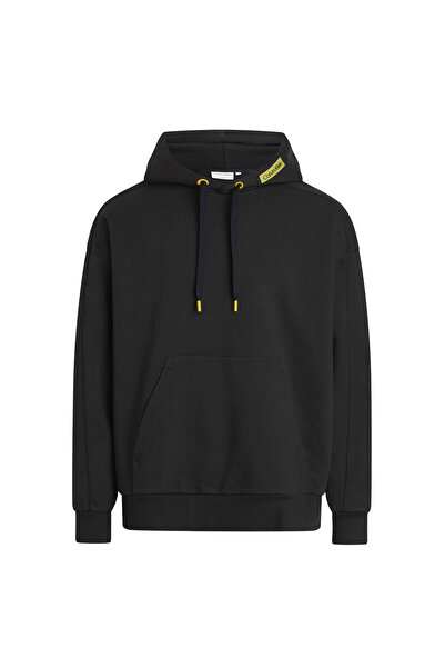 Calvin Klein مقنعين طوق البلوز الأسود للرجال K10K112255بيه