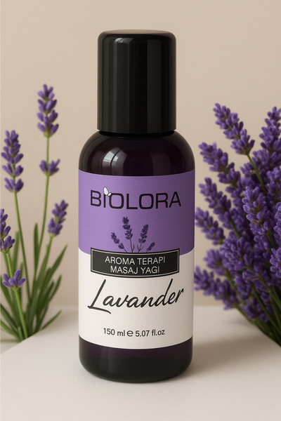 Biolora Lavanta Aromaterapi Vücut Masaj & Spa Yağı 150ml.