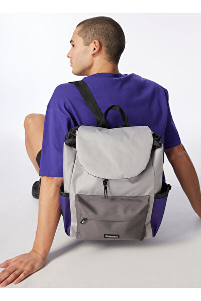 Discovery Expedition Gri - Mor Unisex 30x40x17 cm Sırt Çantası ARCHER-BACK