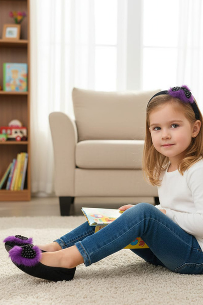 CEYDA SHOES Домашни пантофи за деца Комплект чорапи с пантофи и бебешки ботуш...