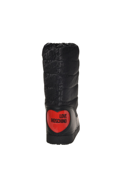 Love Moschino Siyah-Kırmızı Kadın Kar Botu JA24152G1HIT6000