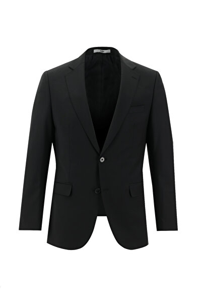 Kiğılı Slim Fit Dar Kesim Yünlü Klasik Takım Elbise