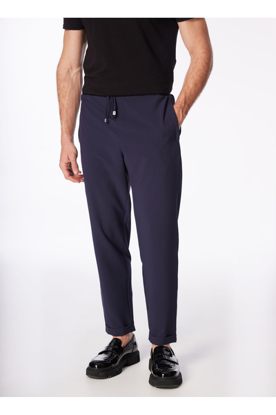 Fabrika Lacivert Erkek Duble Paça Basic Su İtici - Bi Strech Chino Pantolon F4SM-PNT 0263
