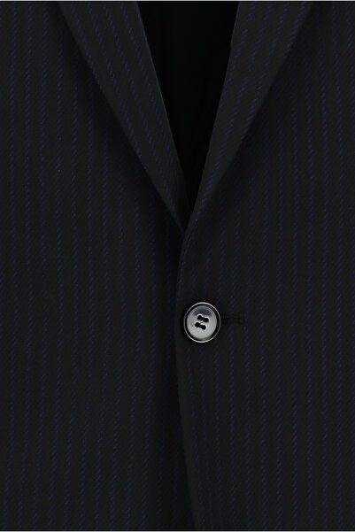 Kiğılı Super Slim Fit Ekstra Dar Kesim Fit Klasik Çizgili Takım Elbise