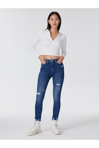 Loft Natalie Skinny Fit Kadın Pantolon
