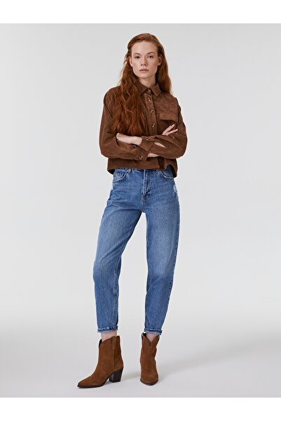 Loft Mom Regular Fit Women's Trousers