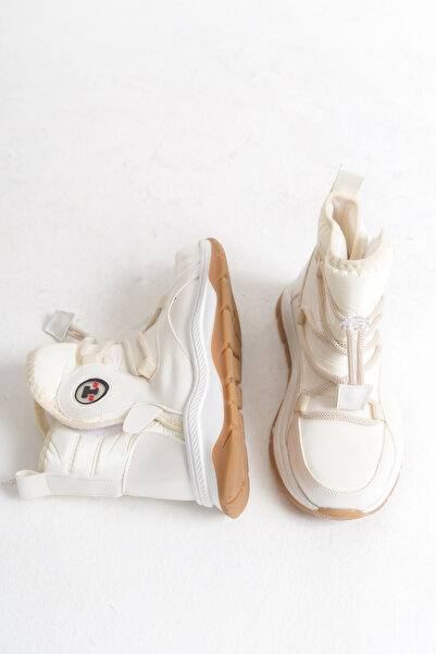 Moda Lime Παιδικές χειμερινές μπότες με χοντρή και ελαφριά σόλα, εύκολη στη χρήση με Velcro