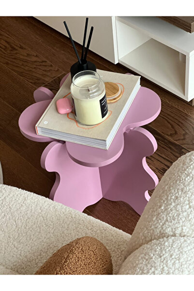 Mad Curvy Mini Sehpa Modeli Pembe