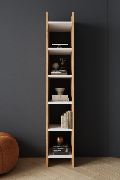 MEK URAZ 5 RAFLI KİTAPLIK ATLANTİK ÇAM