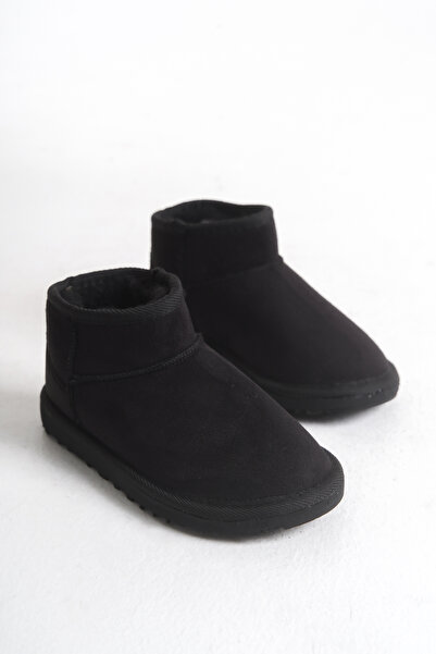 Moda Lime Дівчача дитяча утеплена зимові черевики з товстою підошвою, з внутрішньою підкладкою з кашеміру та хутром, колір коричневий