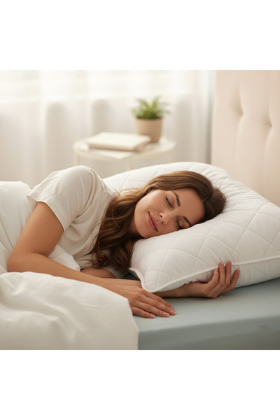 Boema Home Deco Set of 2 quilted pillows, Hypoallergenic, 90°C, 50X70 CM