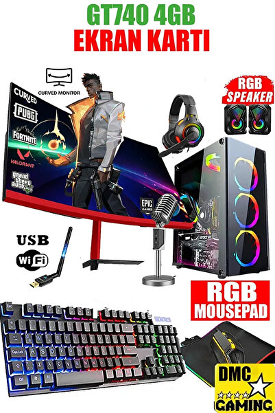 Dmc N97x (GTA 5) I5-4570 (4.Nesil) 16GB RAM,1TB HDD,256GB SSD,4GB GT740,23.8"Oyuncu Masaüstü Bilgisayar