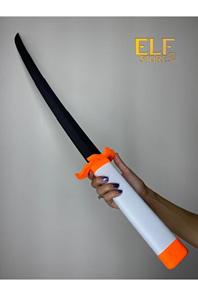 3dElfStore Rengoku Kyojuro Katlanabilir Katana Cosplay Katana Güçlü Plastik 9...